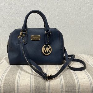 Navy Michael Kors Handbag
